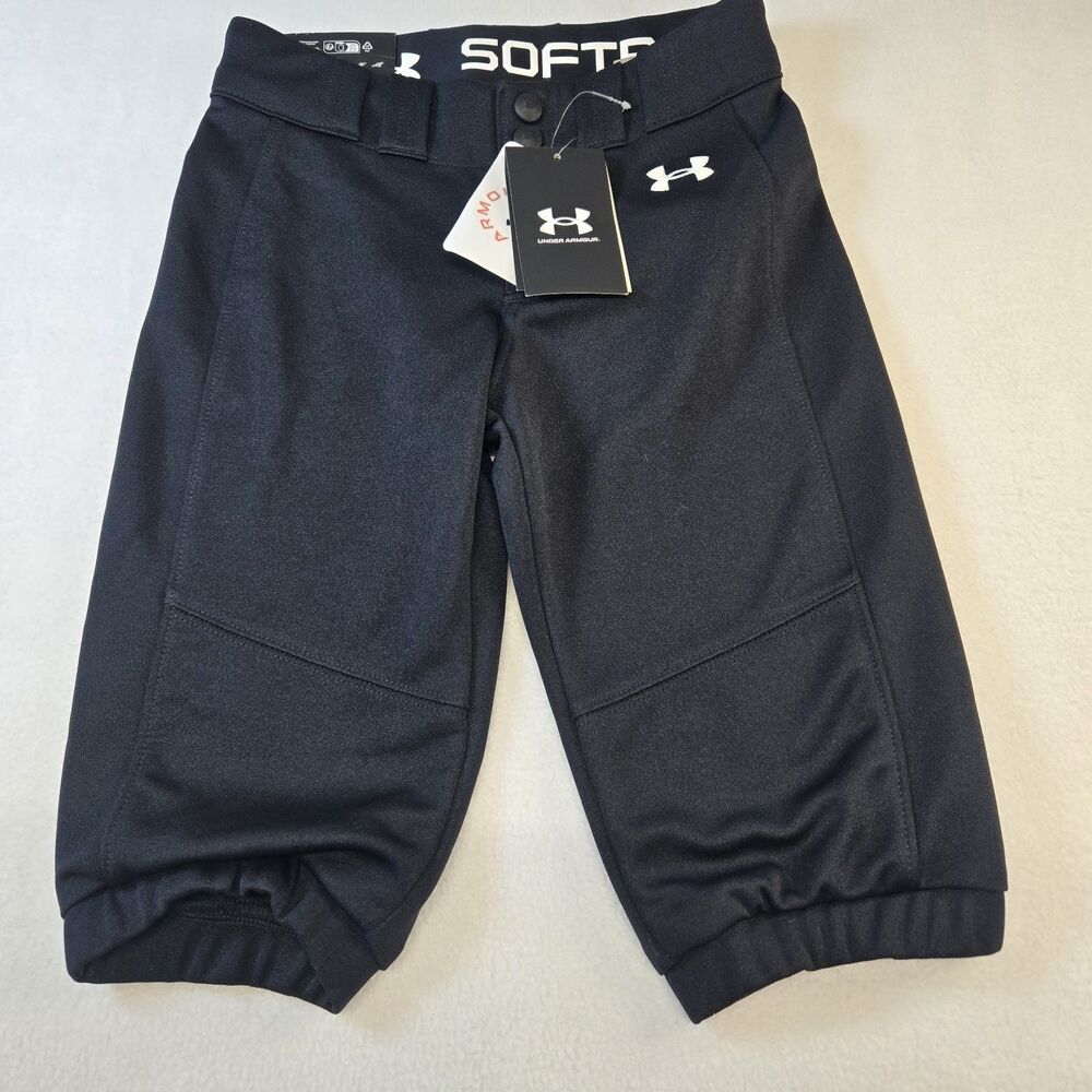Girls Under Armour Cropped Softball Pants Youth Size XS New with Tags